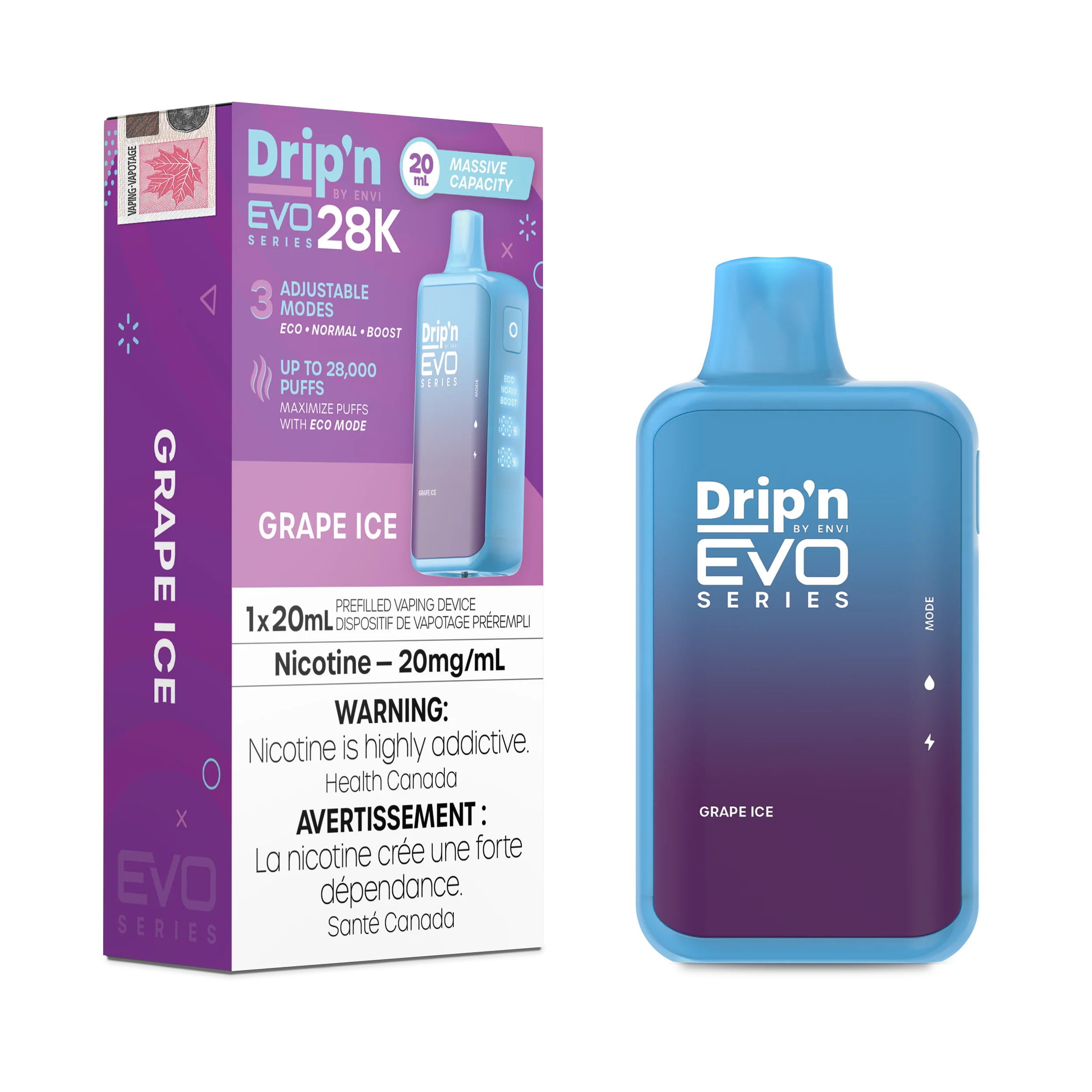 Drip'n EVO 28K - Grape Ice