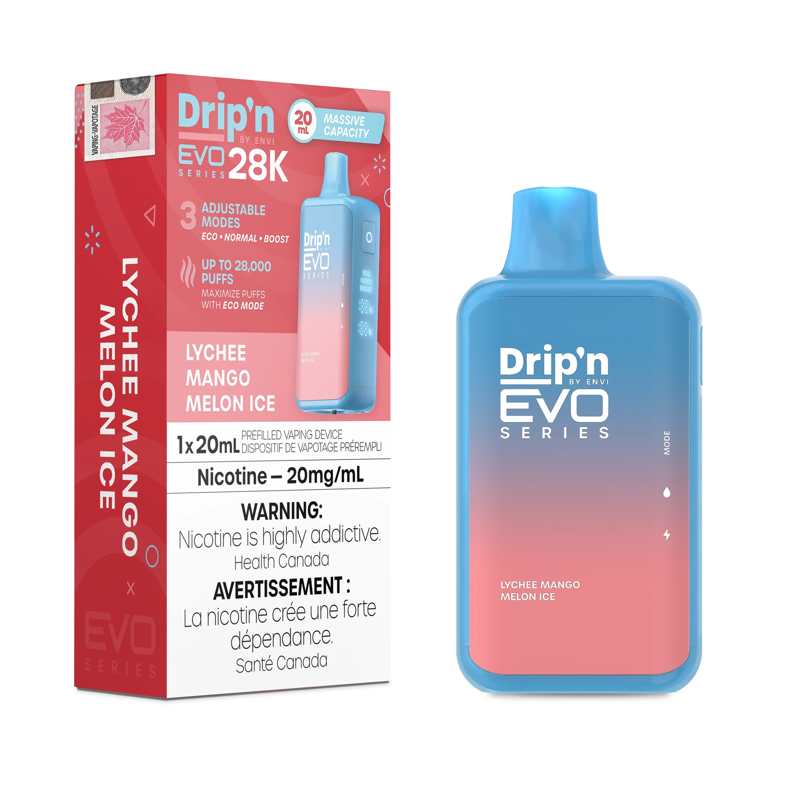 Drip'n EVO 28K - Lychee Mango Melon Ice