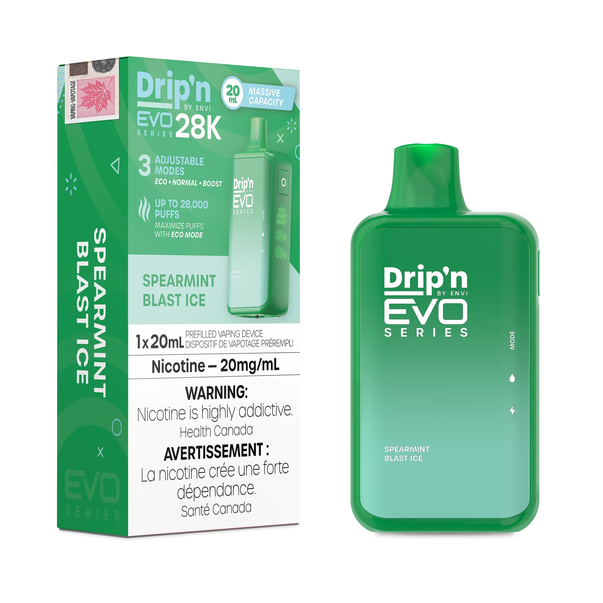 Drip'n EVO 28K - Spearmint Blast Ice