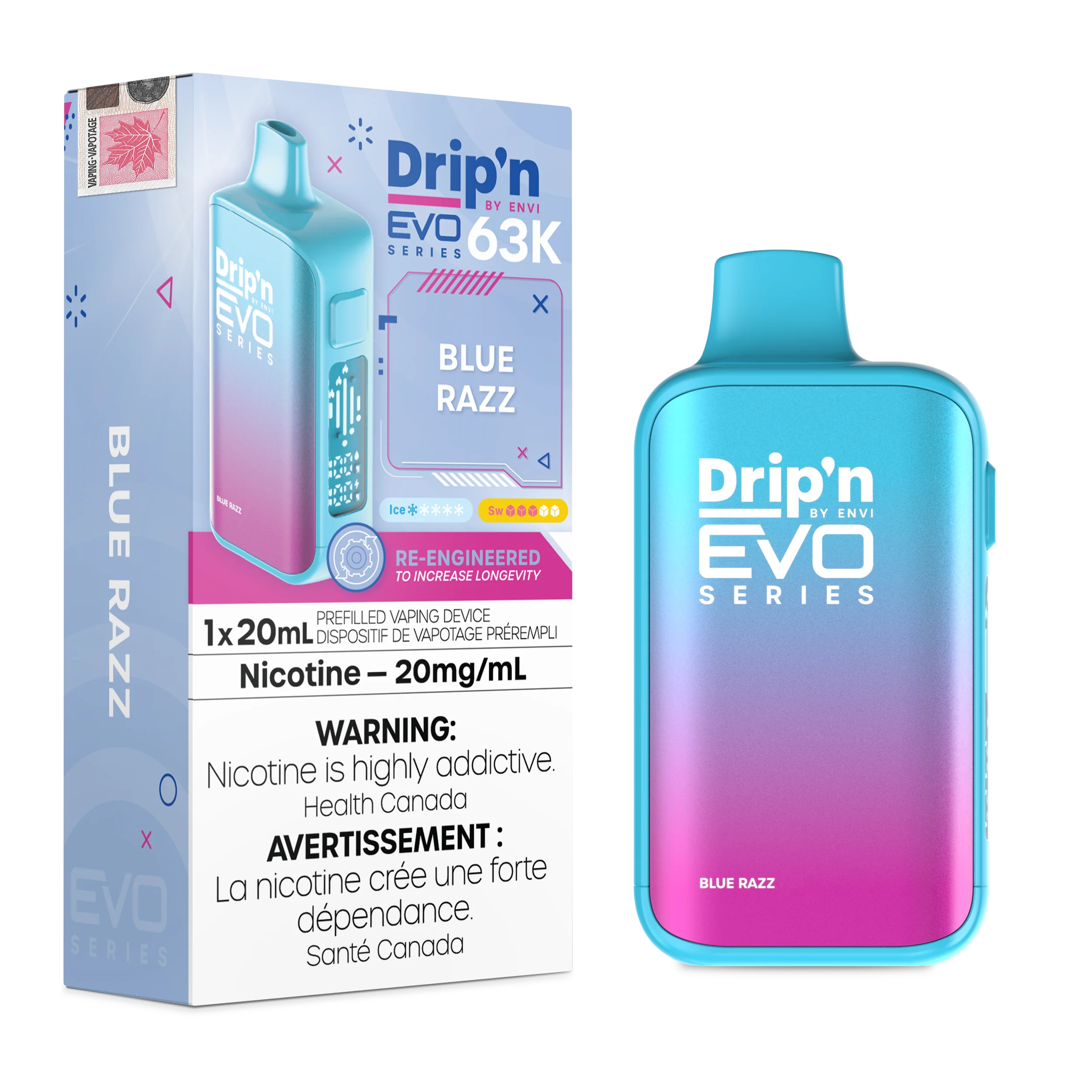 Drip'n EVO 63K - Blue Razz