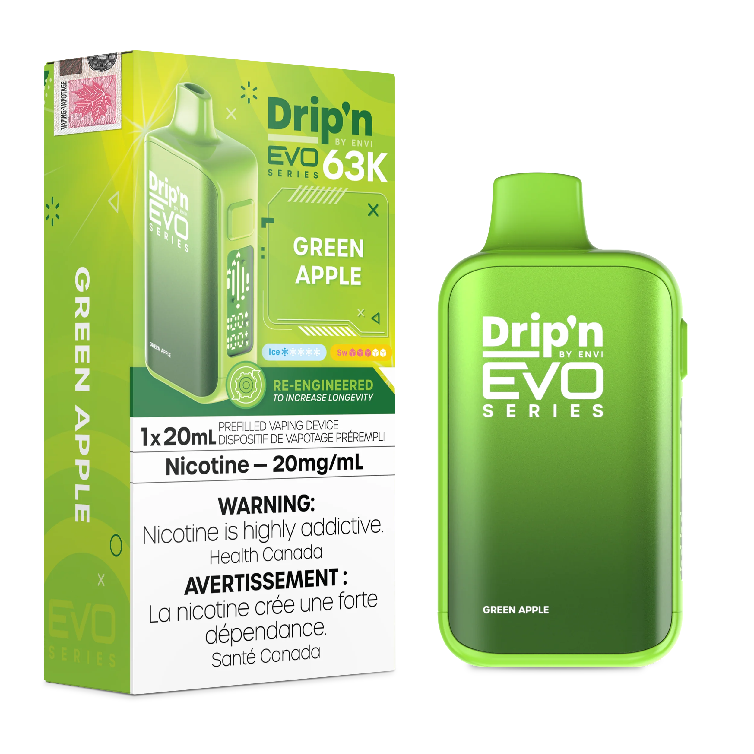 Drip'n EVO 63K - Green Apple