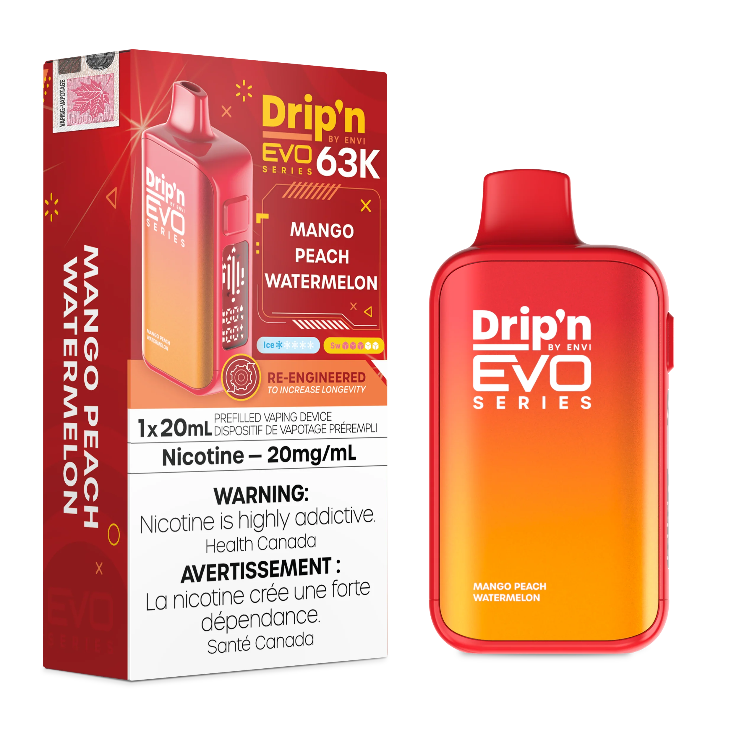 Drip'n EVO 63K - Mango Peach Watermelon