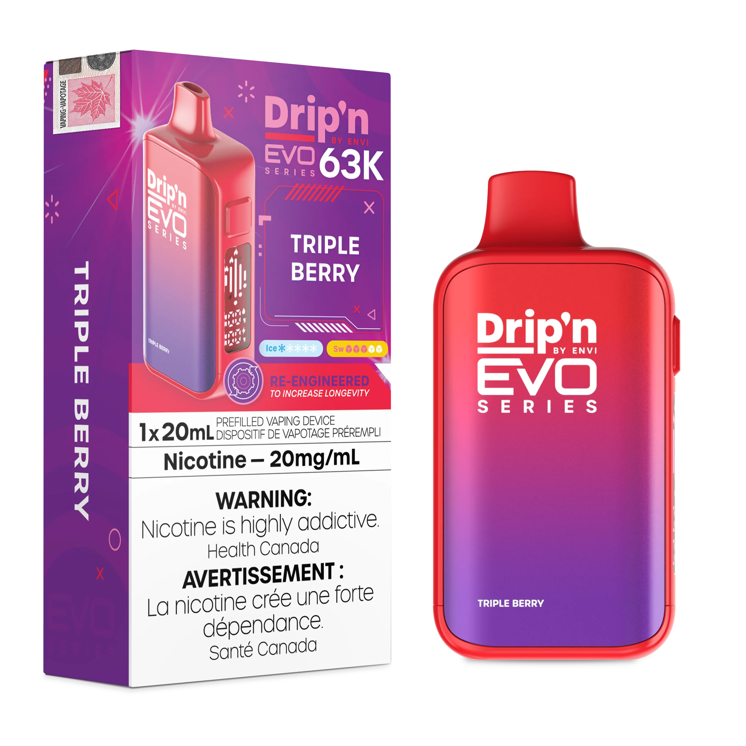 Drip'n EVO 63K - Triple Berry