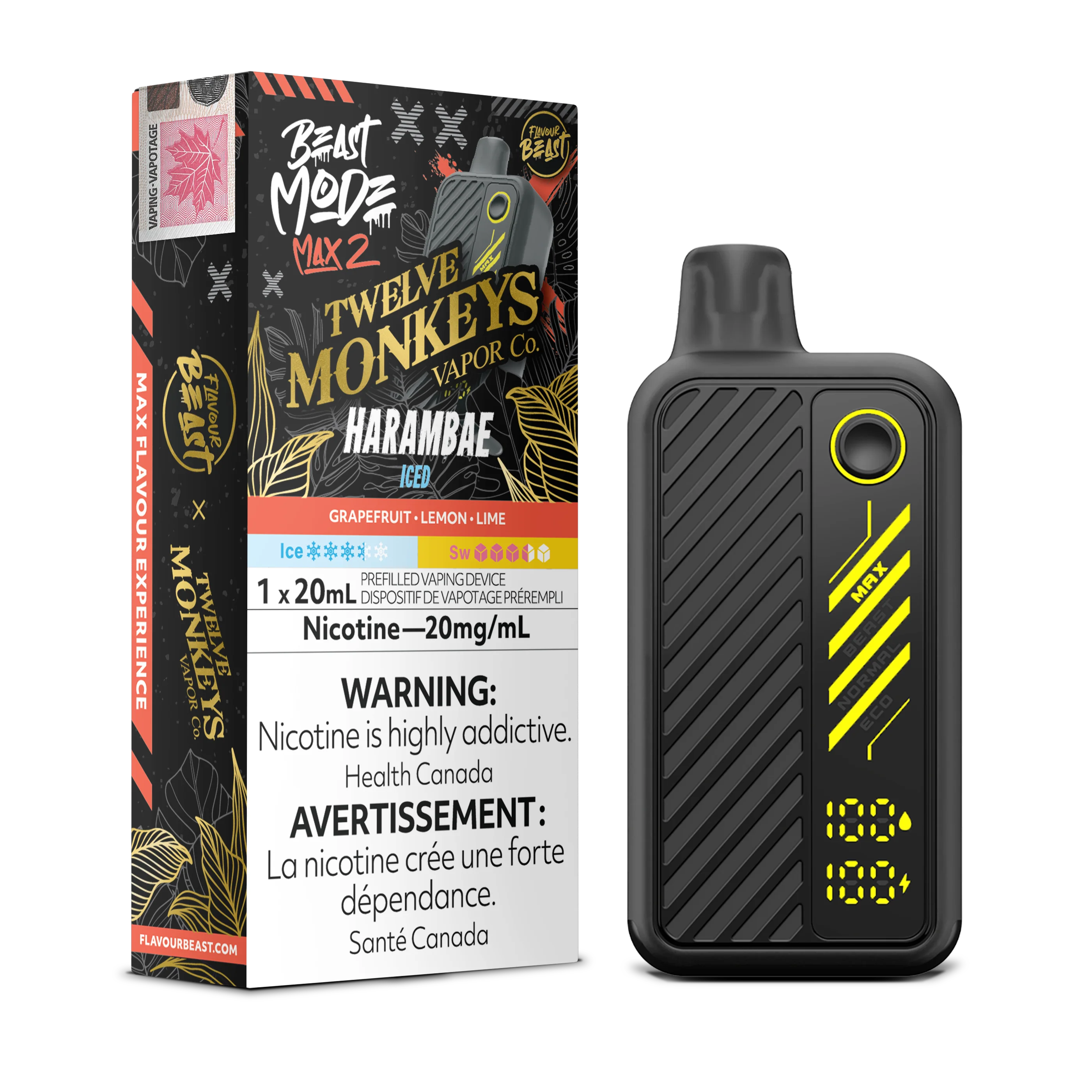 Flavour Beast Beast Mode Max 2 - Harambae Iced