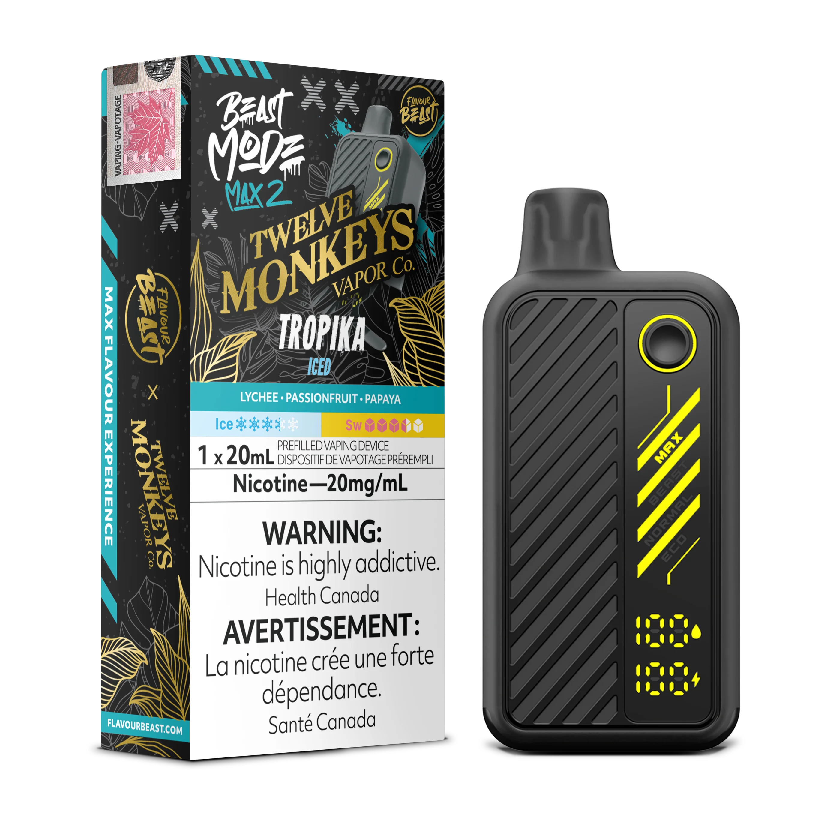 Flavour Beast Beast Mode Max 2 - Tropika Iced