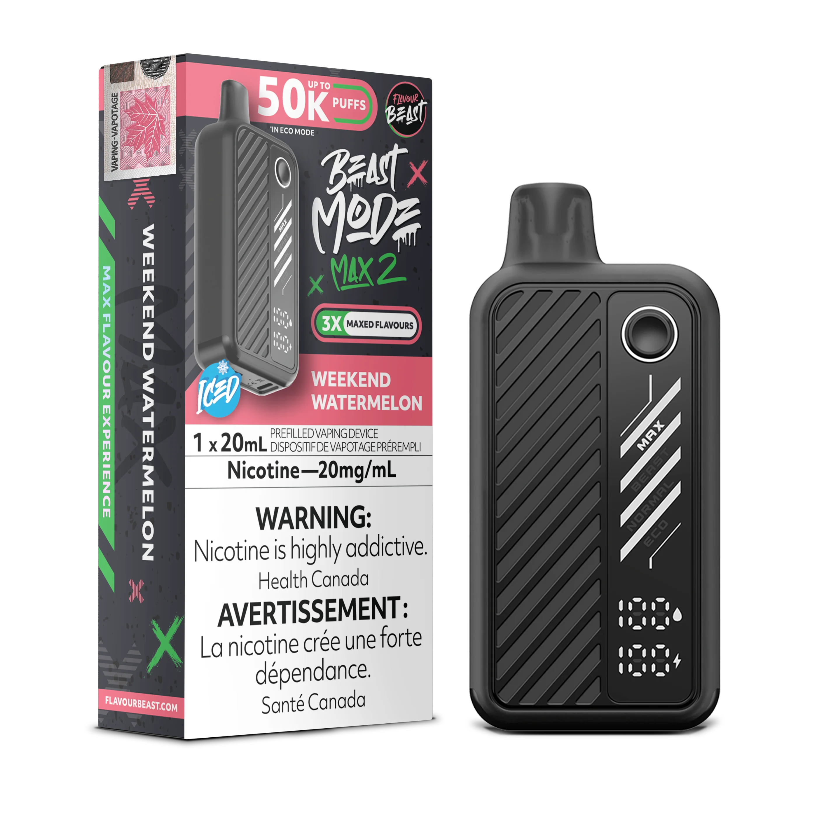 Flavour Beast Beast Mode Max 2 - Weekend Watermelon