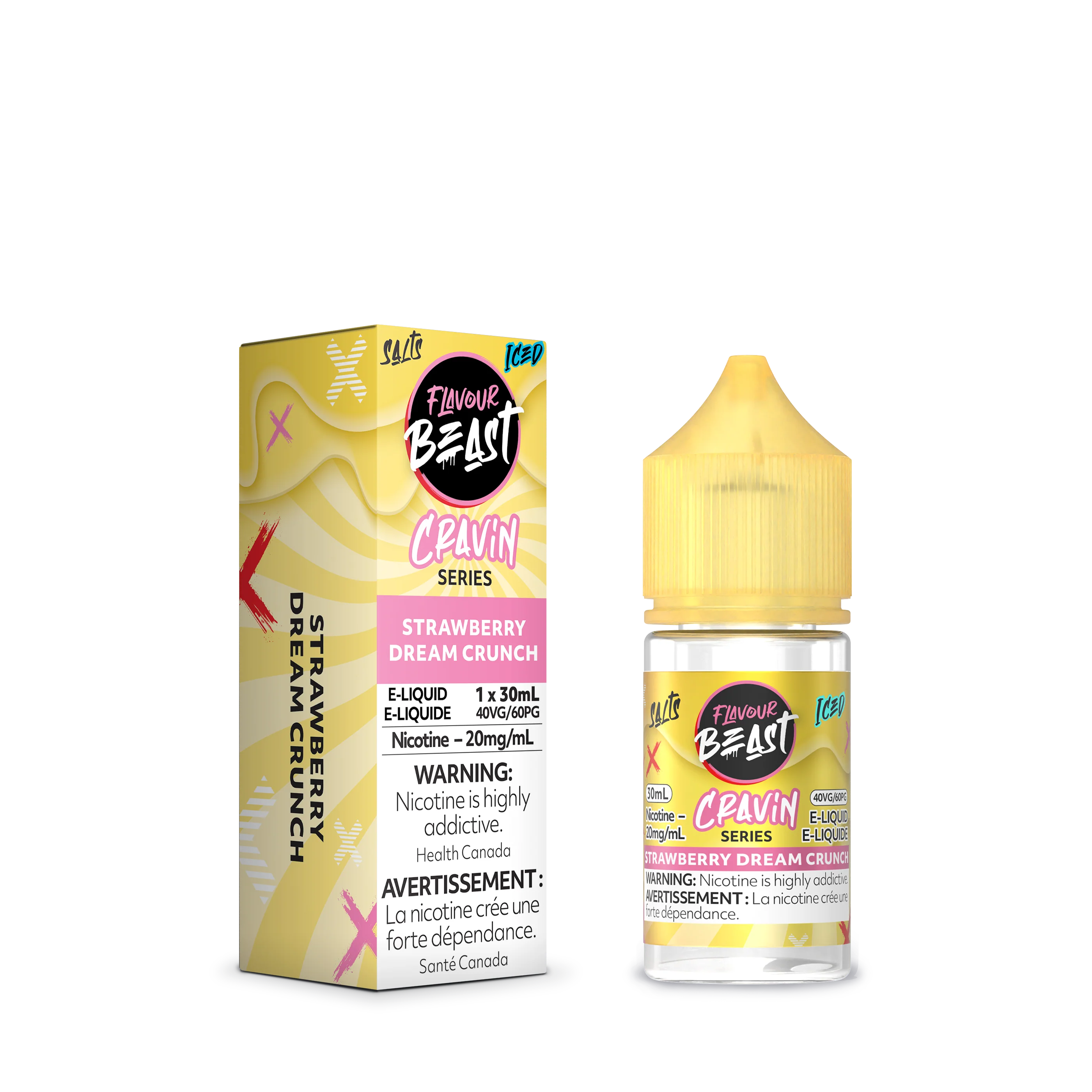 Flavour Beast E-Liquid - Cravin Strawberry Dream Crunch