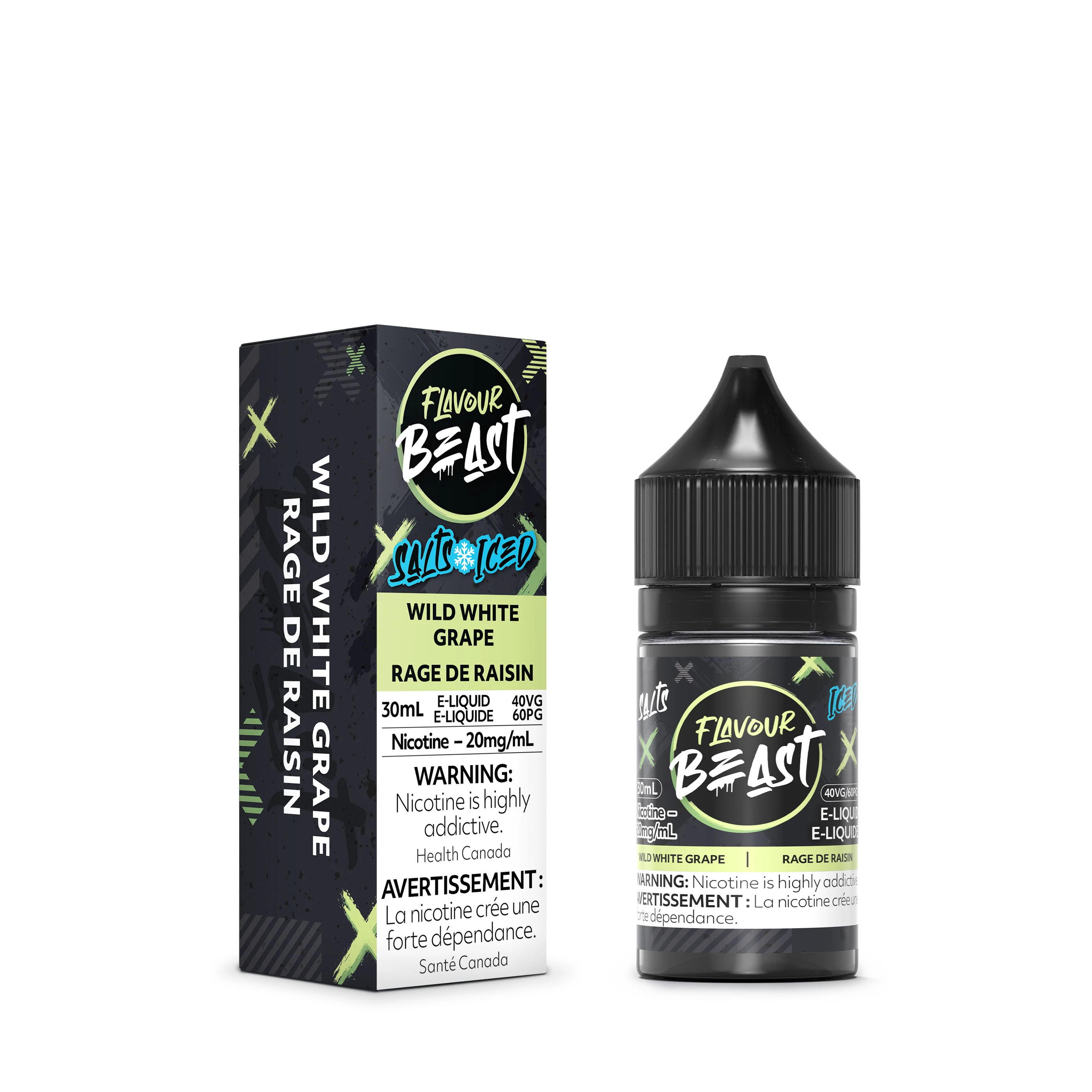 Flavour Beast E-Liquid - Wild White Grape Iced