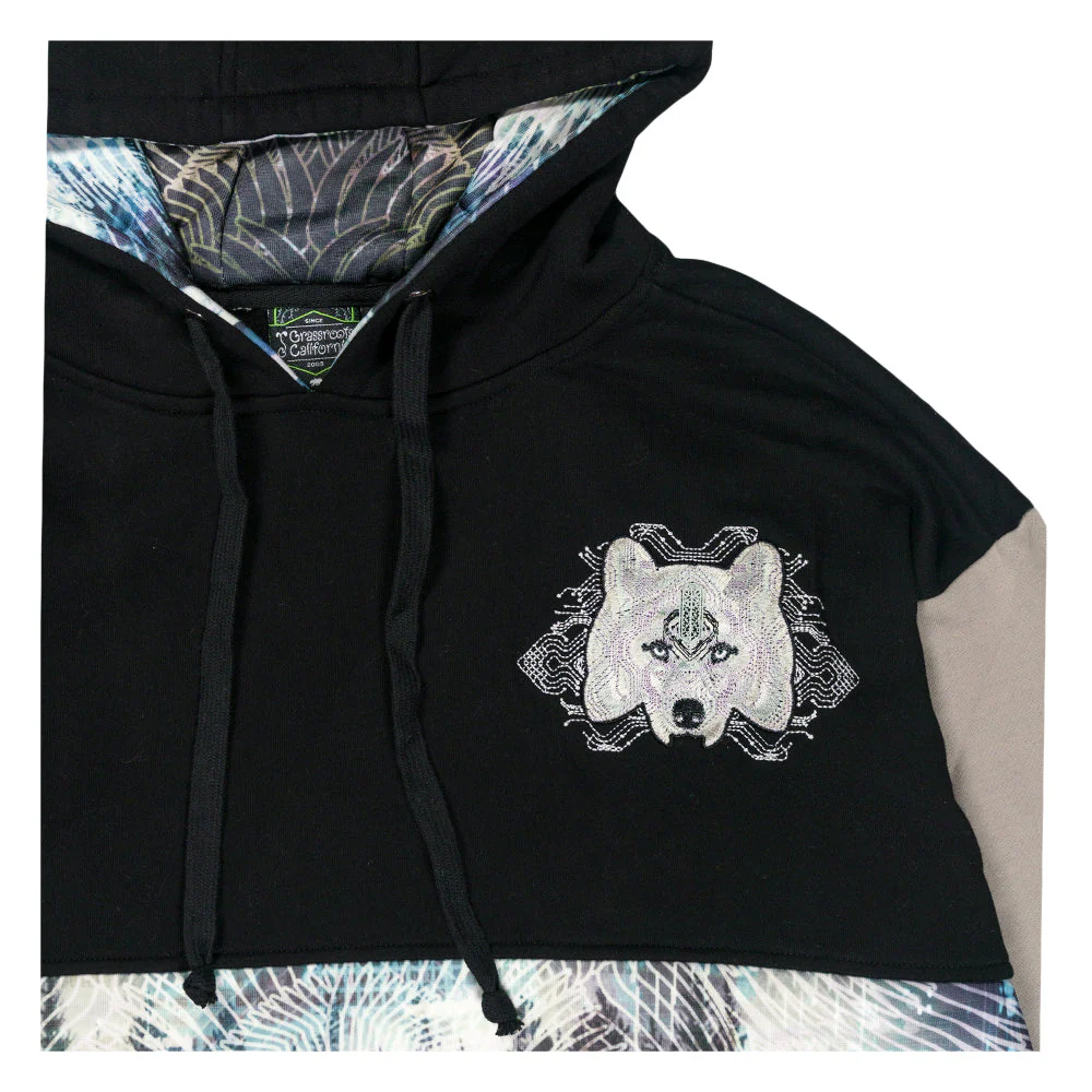 Grassroots - Digital Migration Green Tall Hoodie - Image 3