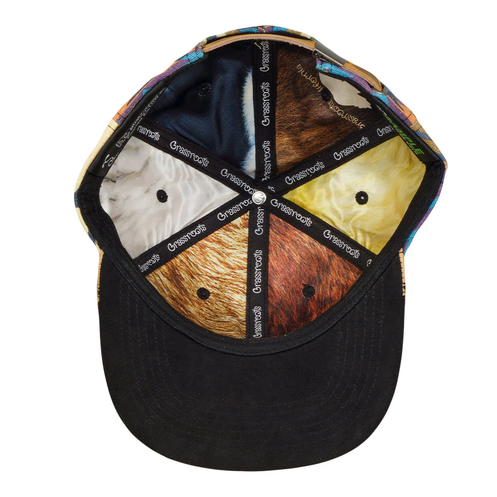 Grassroots - Removable Bear Saguaro Wingtip Strapback Hat - Image 2