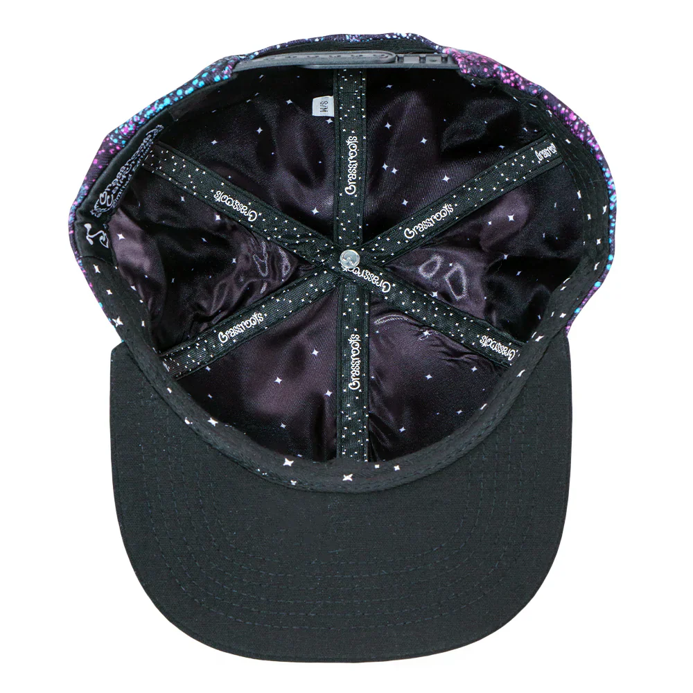 Grassroots - Toking Wizard Galaxy Snapback Hat - Image 2