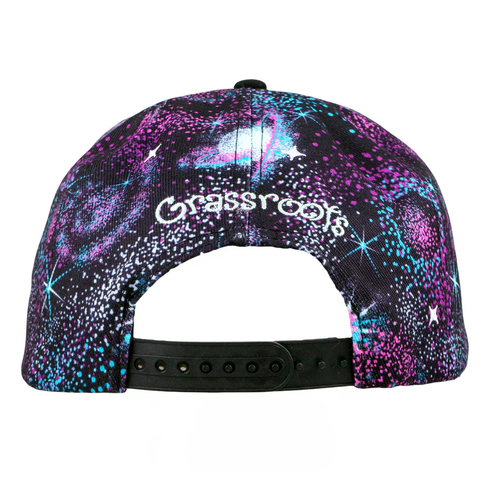 Grassroots - Toking Wizard Galaxy Snapback Hat - Image 4