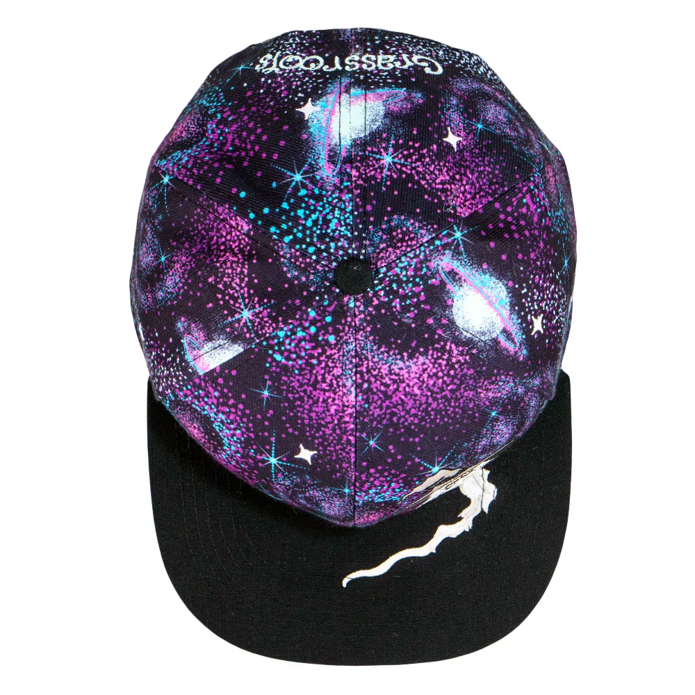 Grassroots - Toking Wizard Galaxy Snapback Hat - Image 5