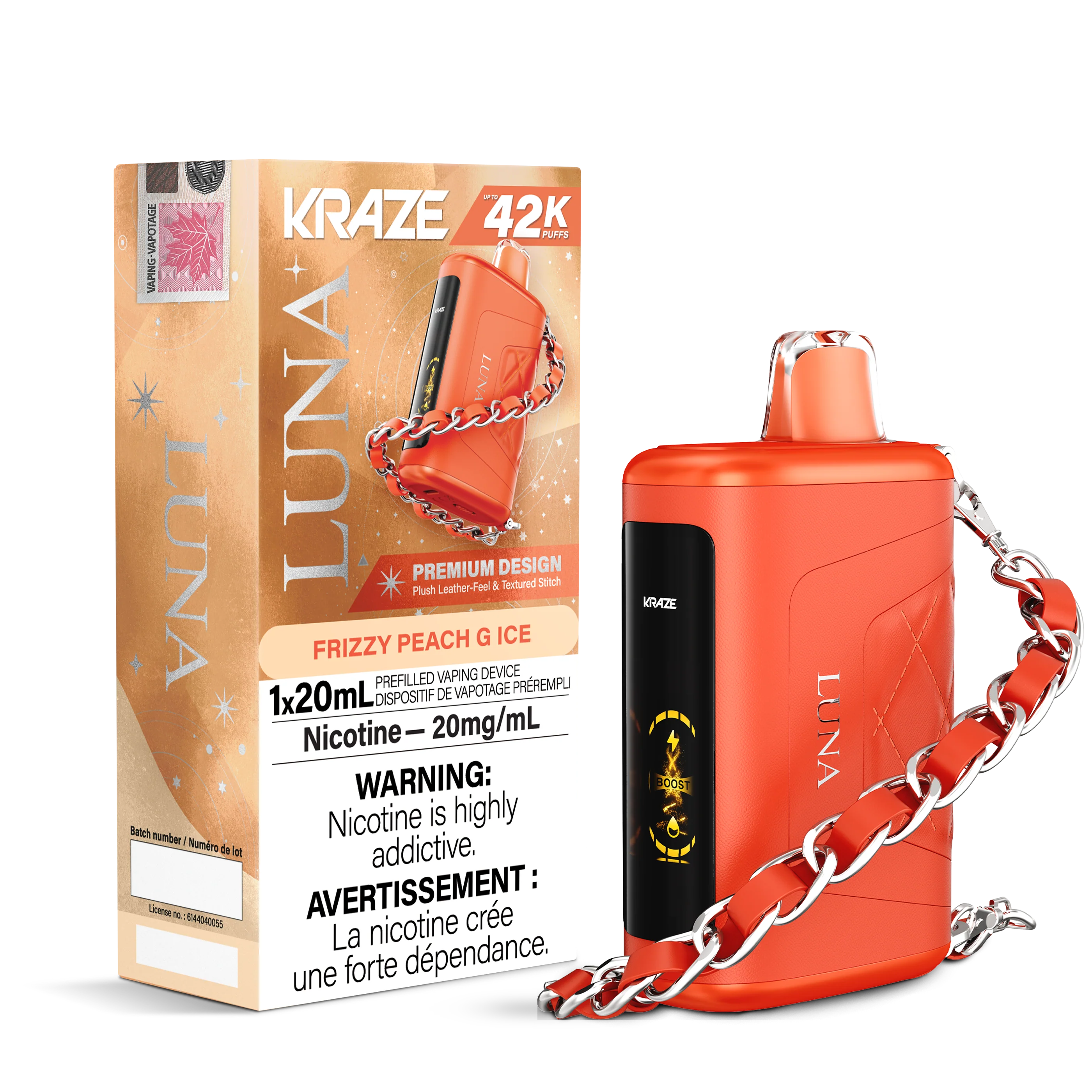 Kraze Luna - Frizzy Peach G Ice