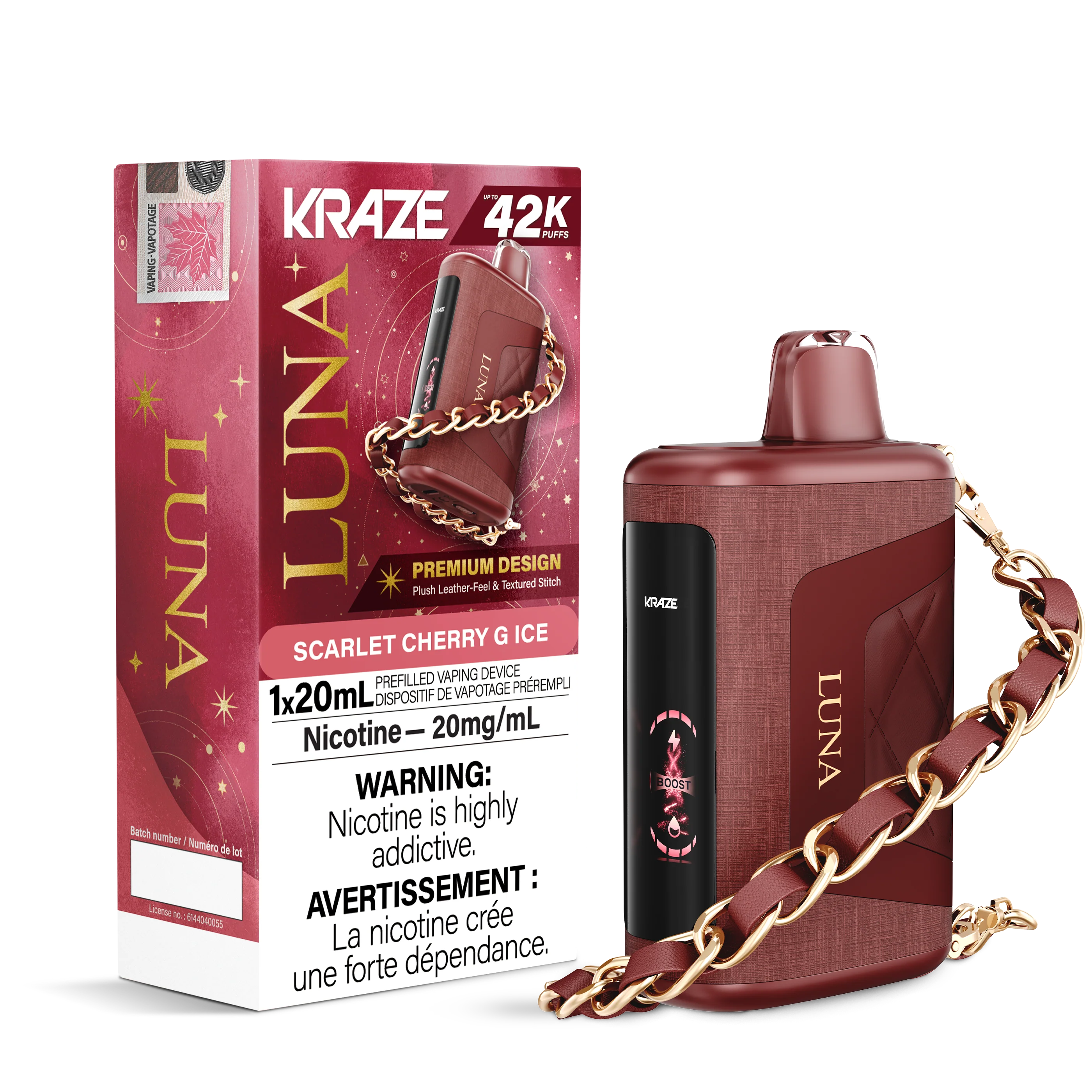 Kraze Luna - Scarlet Cherry G Ice