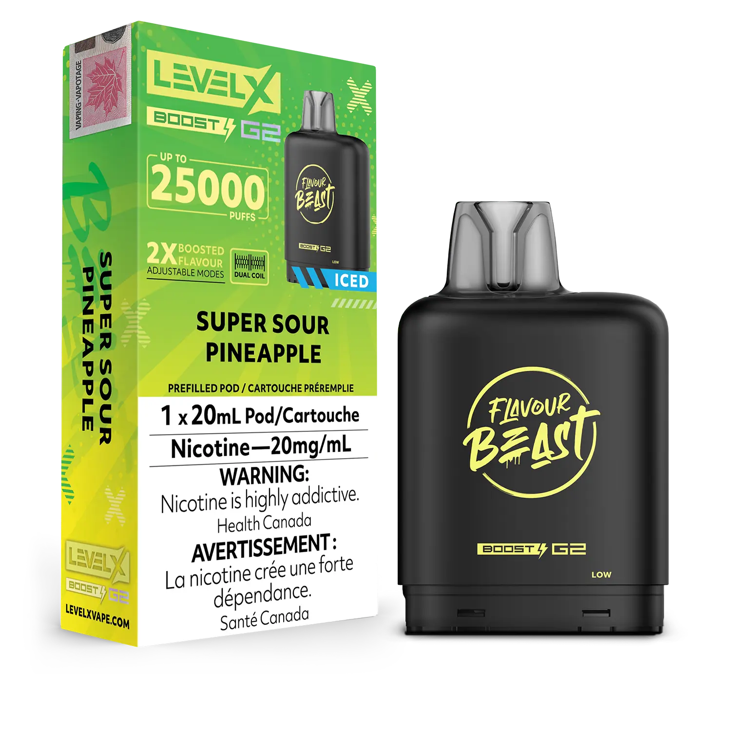Level X Boost - Super Sour Pineapple Iced