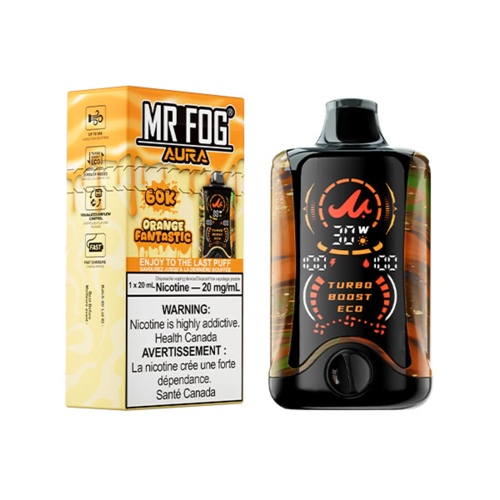 Mr Fog AURA - Orange Fantastic