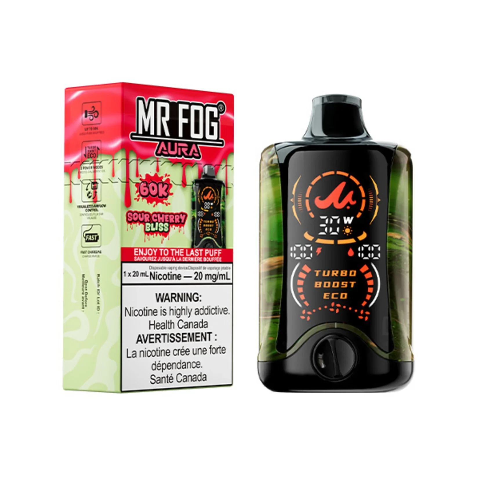 Mr Fog AURA - Sour Cherry Bliss