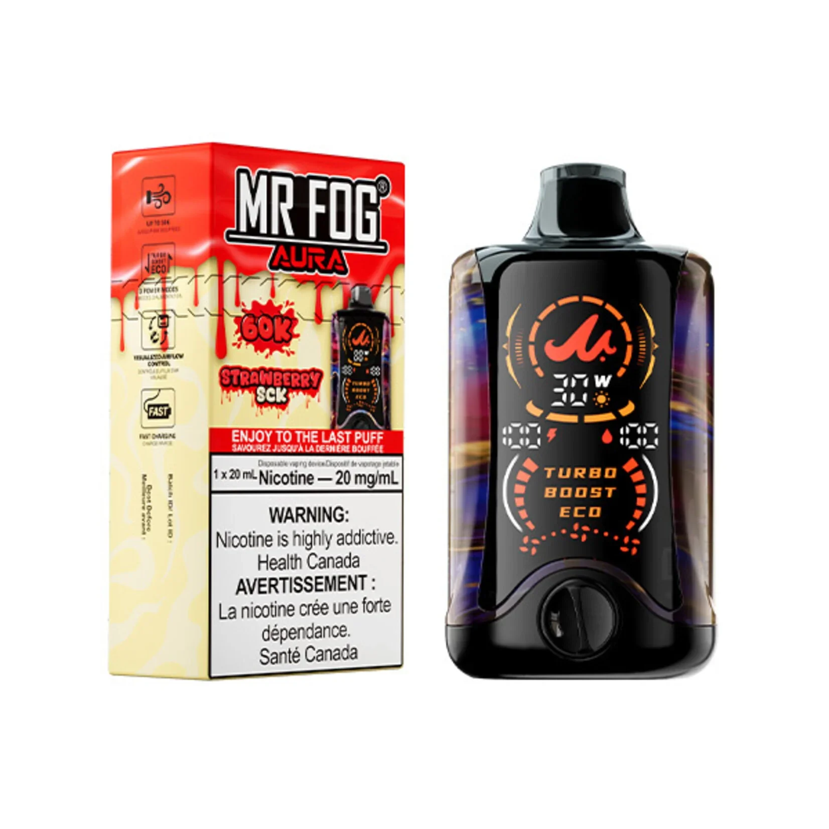 Mr Fog AURA - Strawberry SCK