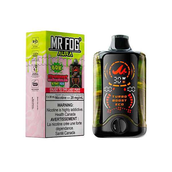 Mr Fog AURA - Strawberry Watermelon Kiwi Ice - Image 3