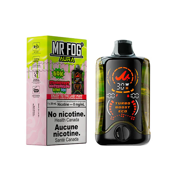 Mr Fog AURA - Strawberry Watermelon Kiwi Ice - Image 4