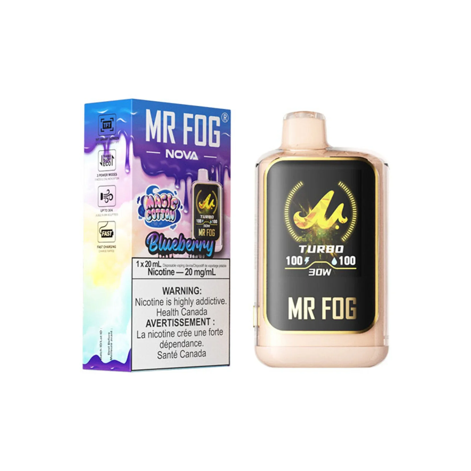 Mr Fog NOVA - Magic Cotton Blueberry