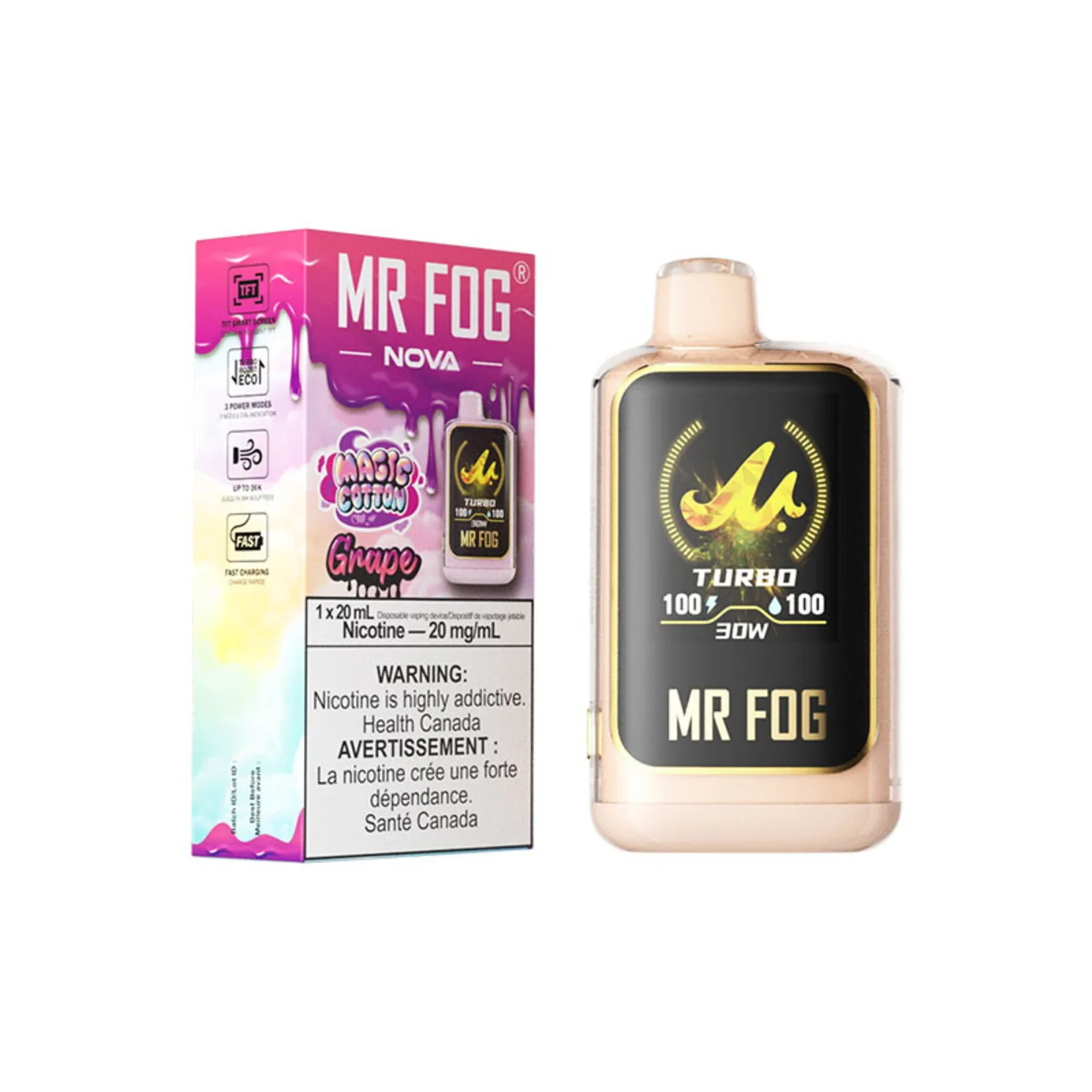 Mr Fog NOVA - Magic Cotton Grape