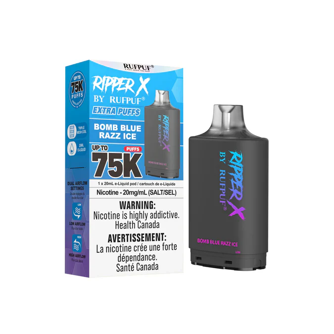 RufPuf Ripper X 75K - Bomb Blue Razz