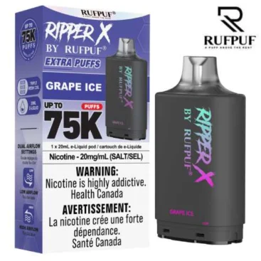RufPuf Ripper X 75K - Grape Ice