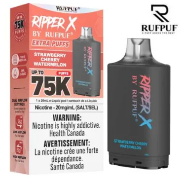 RufPuf Ripper X 75K - Strawberry Cherry Watermelon
