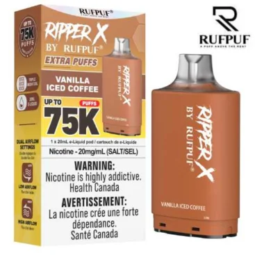 RufPuf Ripper X 75K - Vanilla Iced Coffee