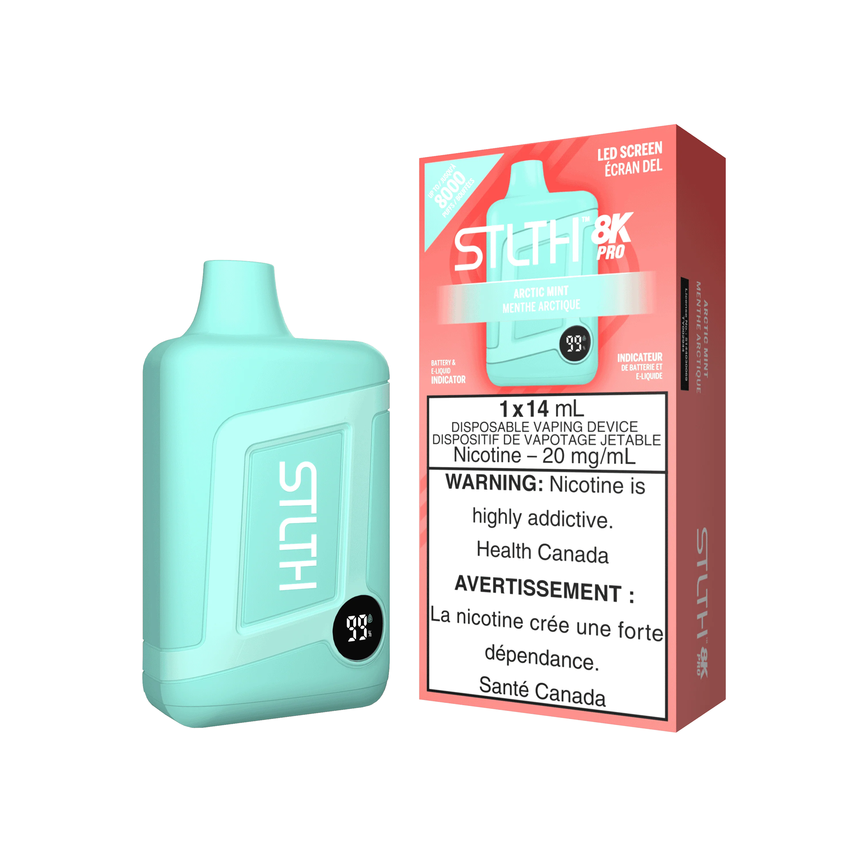STLTH 8K PRO - Arctic Mint