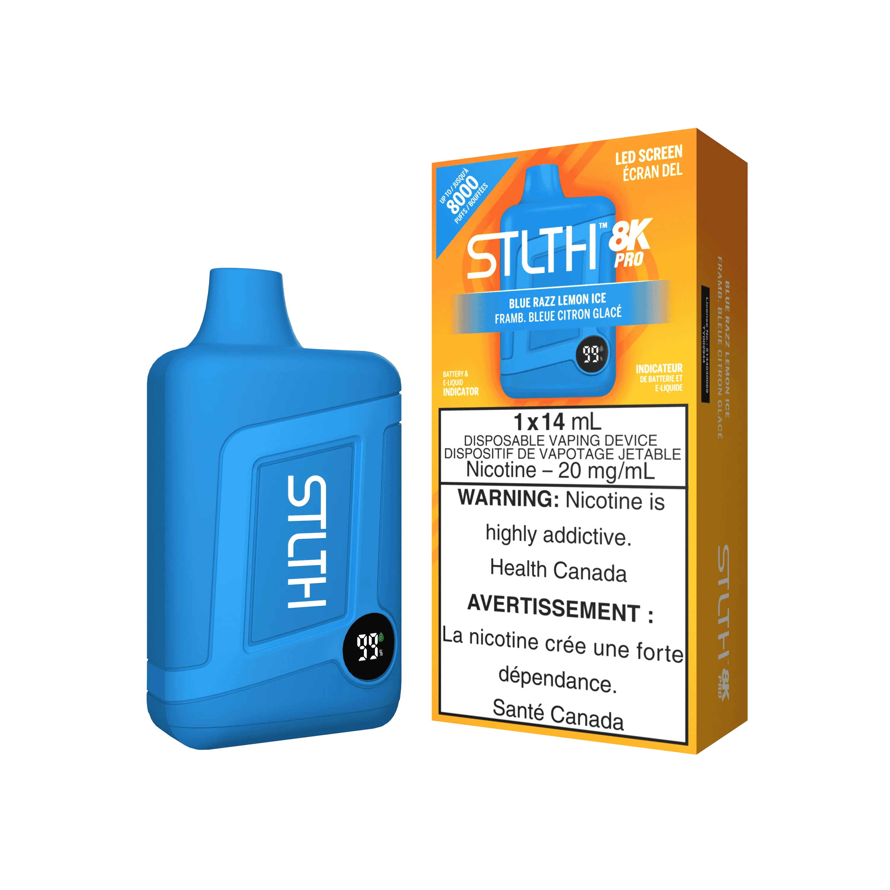 STLTH 8K PRO - Blue Razz Lemon Ice