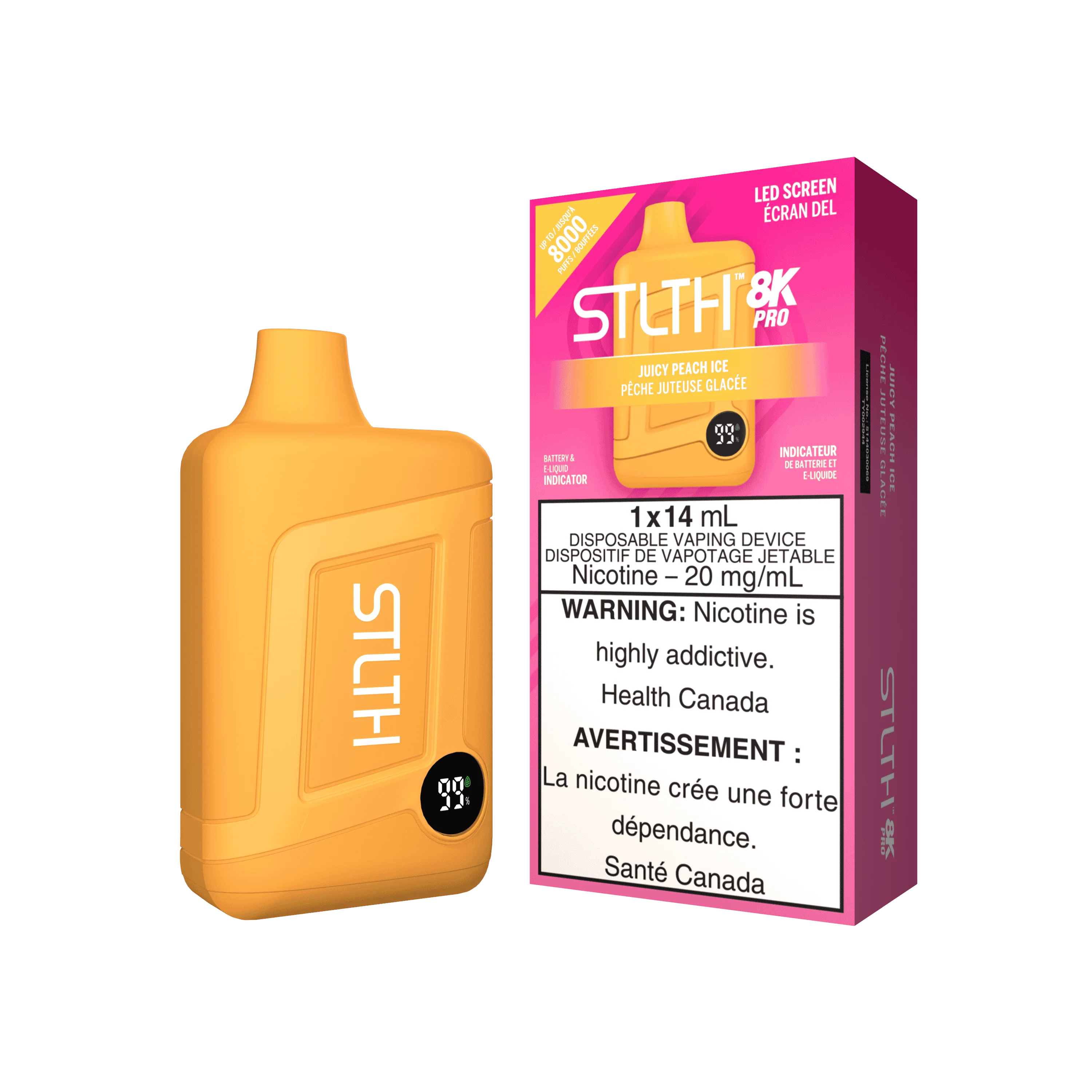 STLTH 8K PRO - Juicy Peach Ice