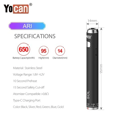 Yocan - Ari 510 Battery - Image 2